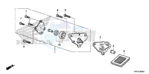 TRX90XH Europe Direct - (ED) drawing OIL PUMP