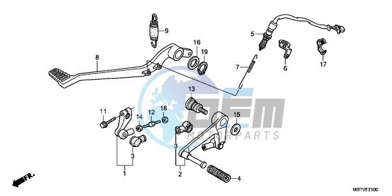 TOP BOX PILLION PAD (TOP)