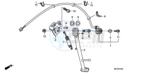 CBR600RAA Australia - (U / ABS) drawing STAND