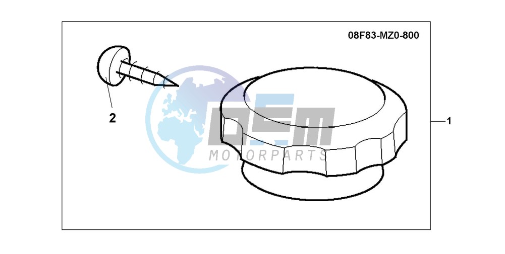 CHRM RADIATOR CAP