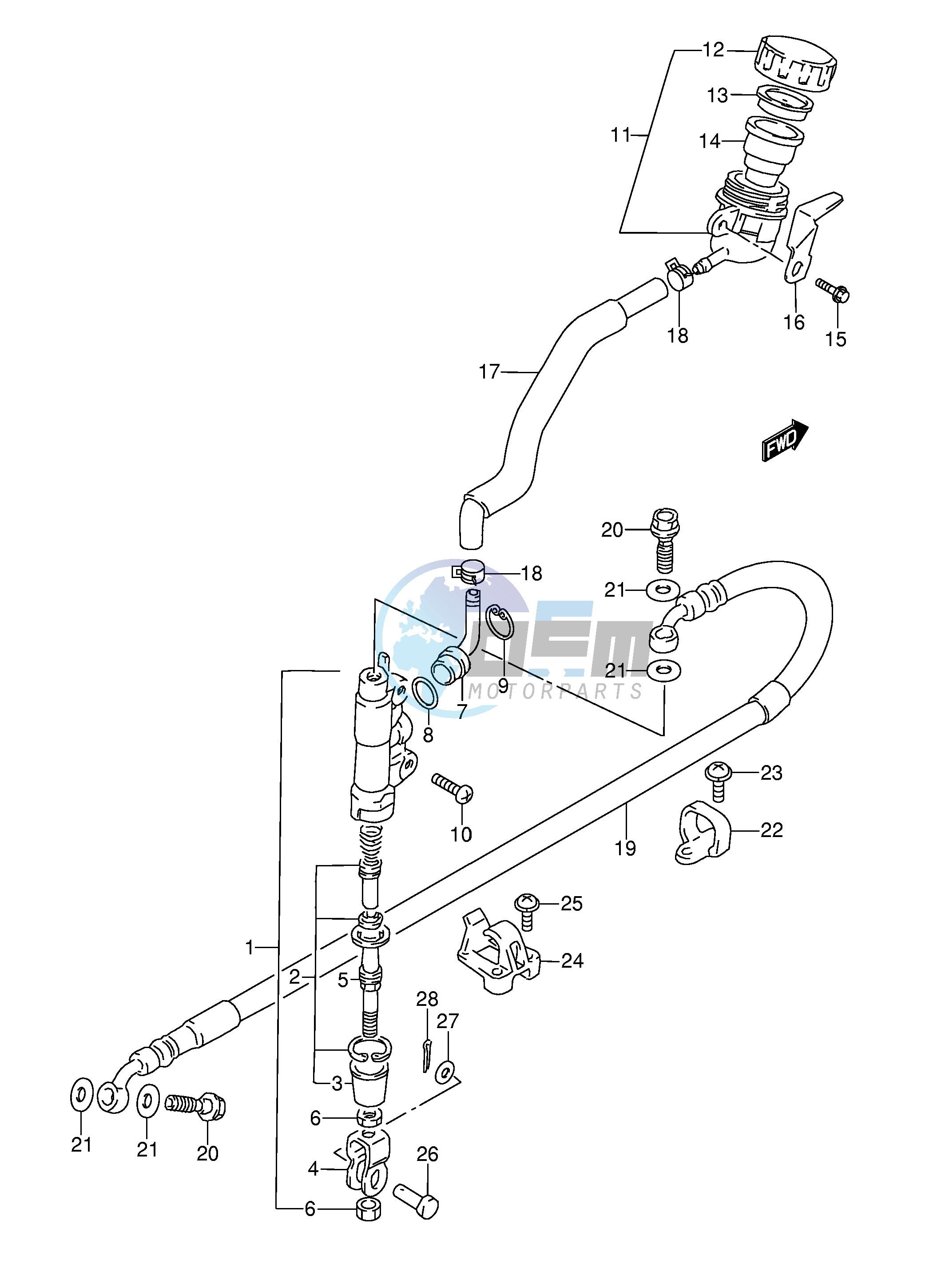 REAR MASTER CYLINDER