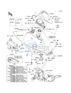 VN 900 D[VULCAN 900 CLASSIC LT] (6F-9F) D8F drawing FUEL TANK -- D8F_D9F- -