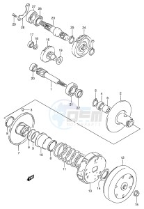 AE50 (E28) drawing TRANSMISSION (2)(MODEL T V)