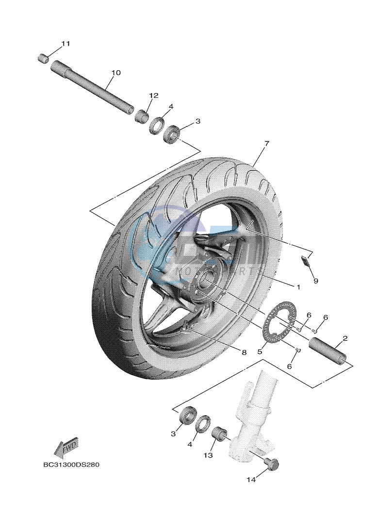 FRONT WHEEL