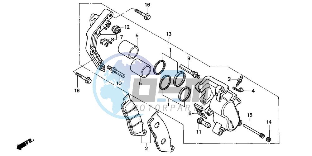 FRONT BRAKE CYLINDER