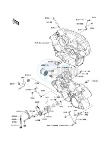 KVF 650 D ([BRUTE FORCE 650 4X4] (D6F-D9F) D8F drawing OIL PUMP_OIL FILTER