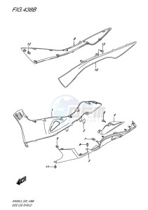 AN400 ABS BURGMAN EU-UK drawing SIDE LEG SHIELD