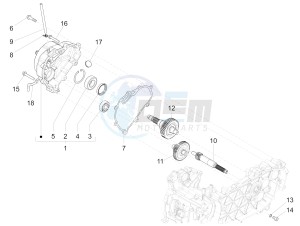 PRIMAVERA 125 4T 3V IGET IE ABS-NOABS E2-E4 (APAC) drawing Reduction unit