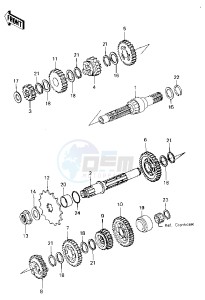 KLT 250 C [PRAIRIE] (C1) [PRAIRIE] drawing TRANSMISSION -- 83 C1- -