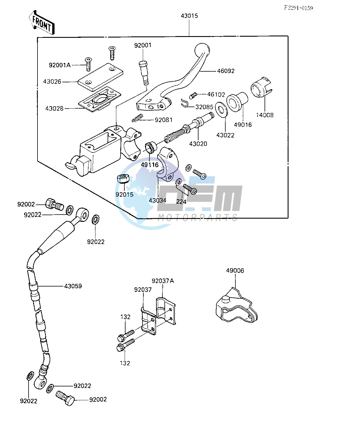 FRONT MASTER CYLINDER