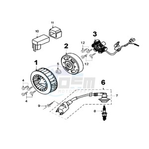 VIVA 2 CO drawing IGNITION PART