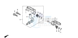 XR250R drawing STEP