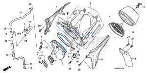 CRF250RC drawing AIR CLEANER