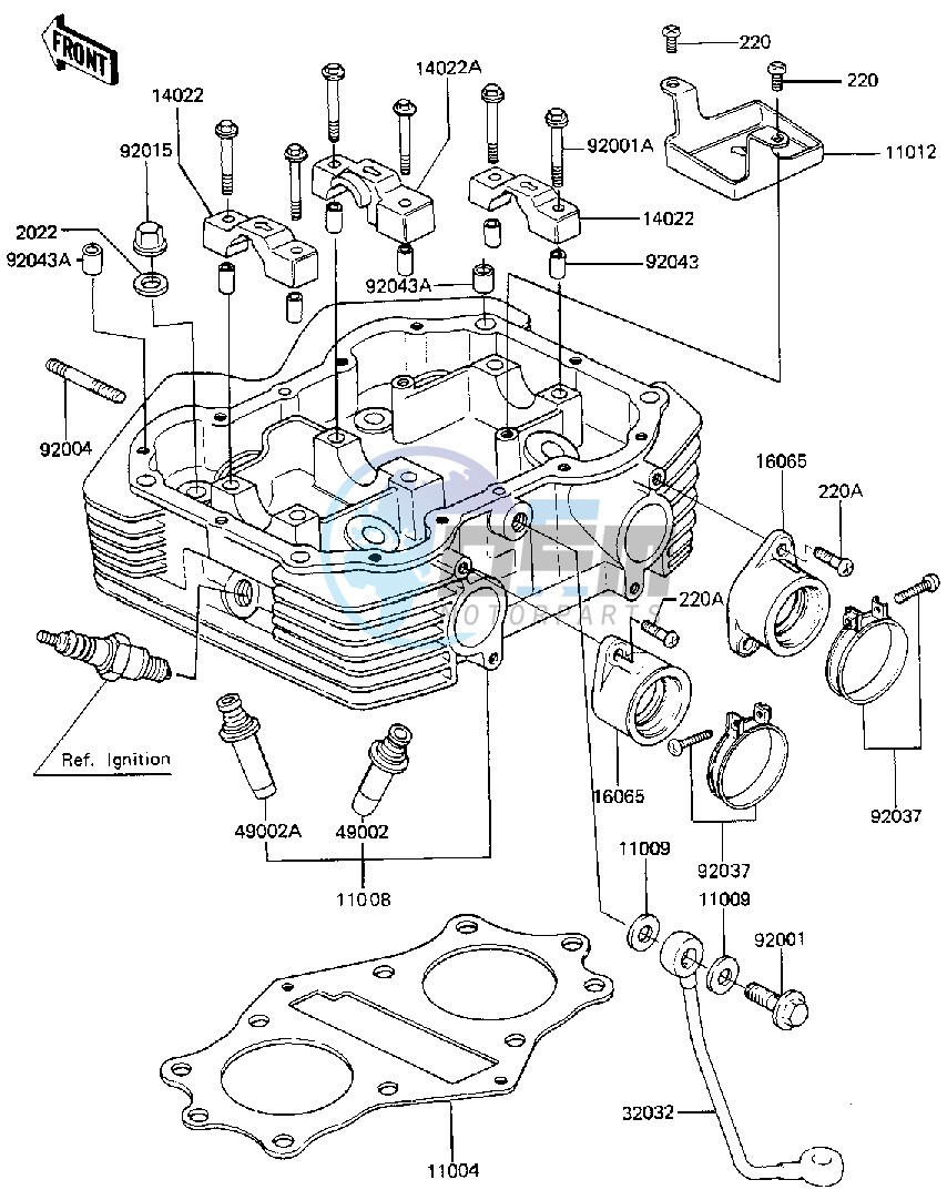 CYLINDER HEAD -- 81 B2- -