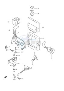 DF 250 drawing PTT Switch/Engine Control Unit