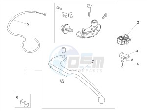 TUONO 1100 V4 FACTORY E4 SUPERPOLE ABS (APAC) drawing Clutch lever