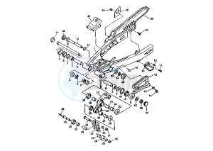 XT Z TENERE 660 drawing REAR ARM MY96