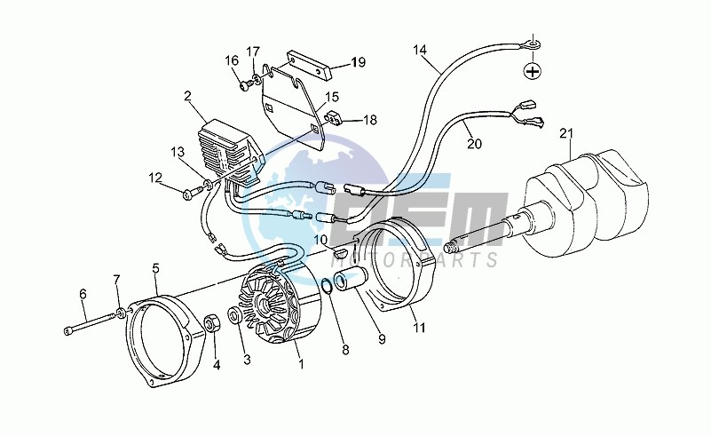 Ducati alternator