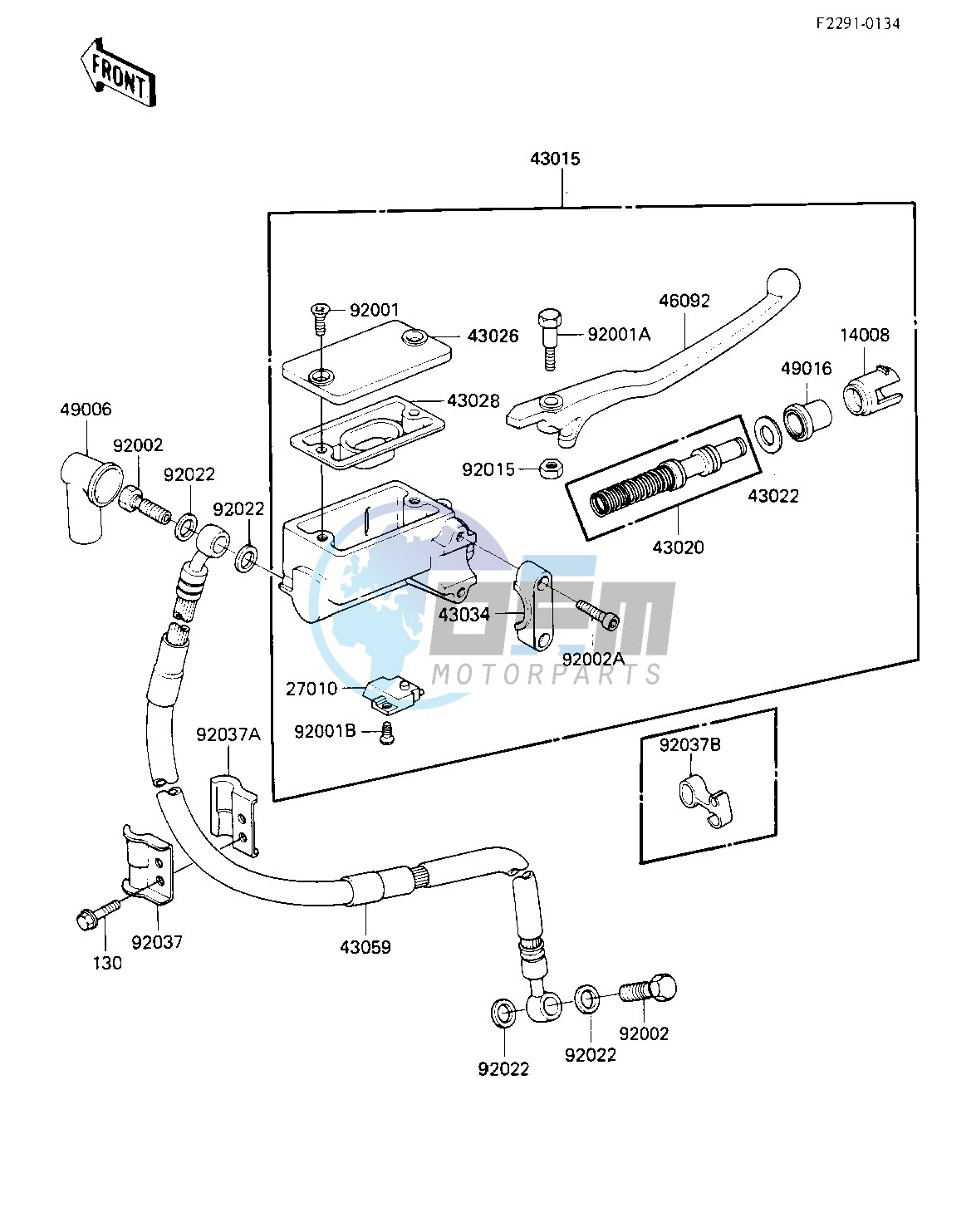 FRONT MASTER CYLINDER