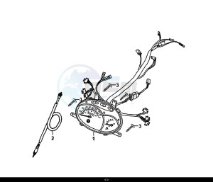 FIDDLE II 50 (25 KM/H) (AF05W4-NL) (E4) (L8-M0) drawing SPEED METER