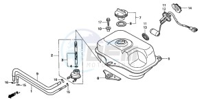 SFX50 drawing FUEL TANK