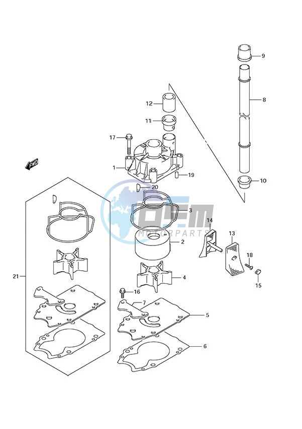 Water Pump (DF 250S)