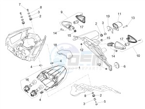 SHIVER 900 ABS (APAC) drawing Rear lights