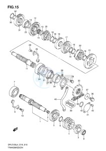 DR-Z125L EU drawing TRANSMISSION