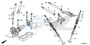 SXS700M4H Europe Direct - (ED) drawing CAMSHAFT/VALVE