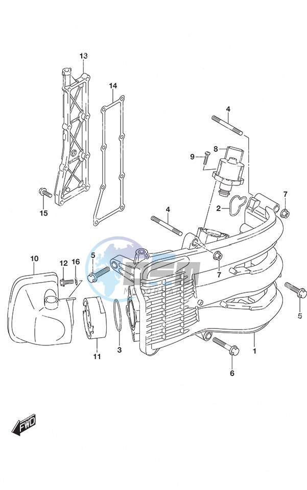 Intake Manifold/ Silencer/Exhaust Cover