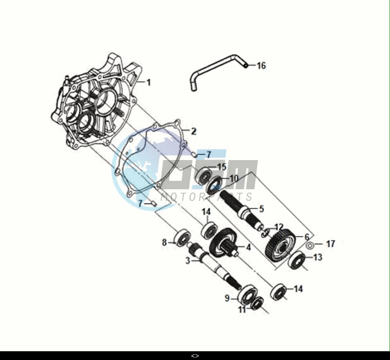 MISSION CASE-DRIVE SHAFT