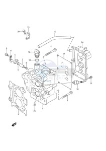 DF 9.9 drawing Cylinder Head