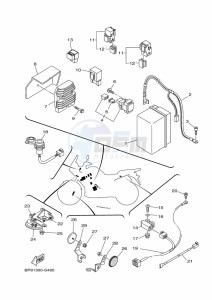 XT1200Z XT1200Z SUPER TENERE ABS (BP87) drawing ELECTRICAL 2