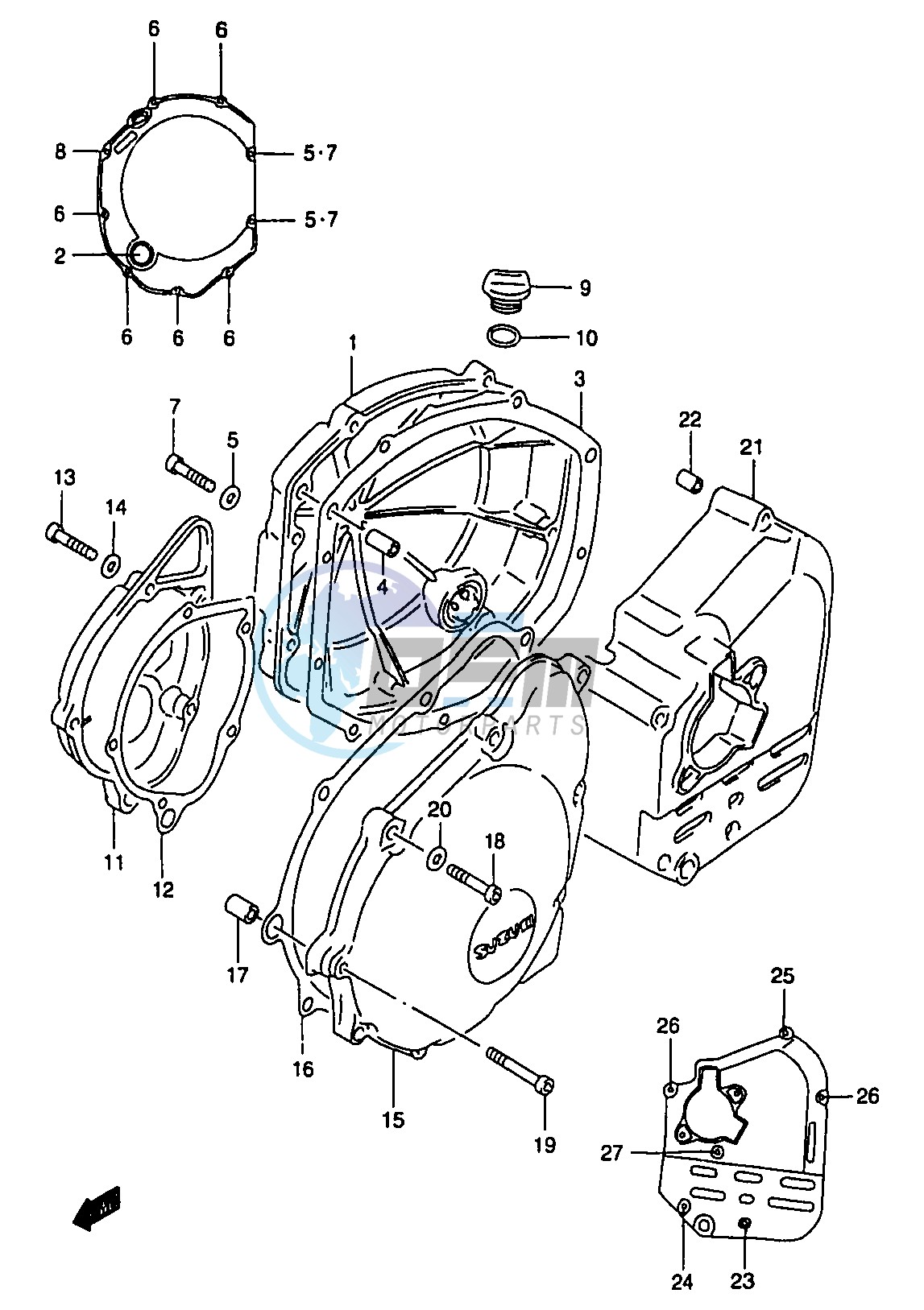 CRANKCASE COVER