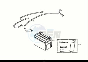 JET 14 125 AC (XC12W2-EU) (E5) (M1) drawing BATTERY - TOOL BOX