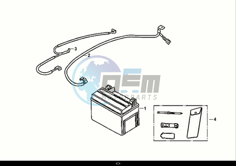 BATTERY - TOOL BOX