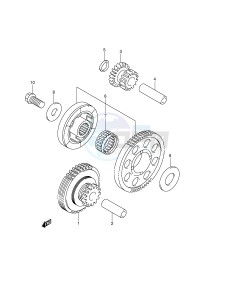 GSX1300R (E2) Hayabusa drawing STARTER CLUTCH