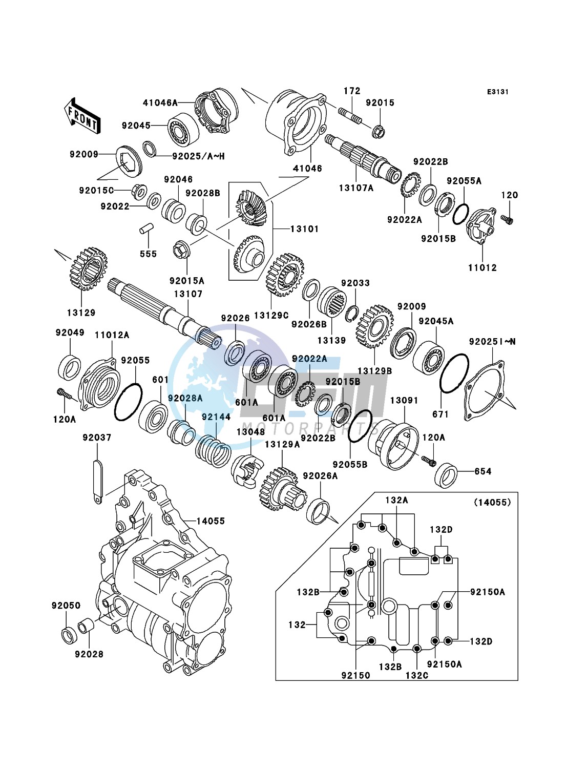 Front Bevel Gear