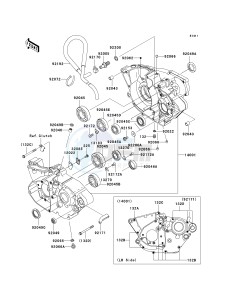 KX 250 N [KX250F](N2) N2 drawing CRANKCASE