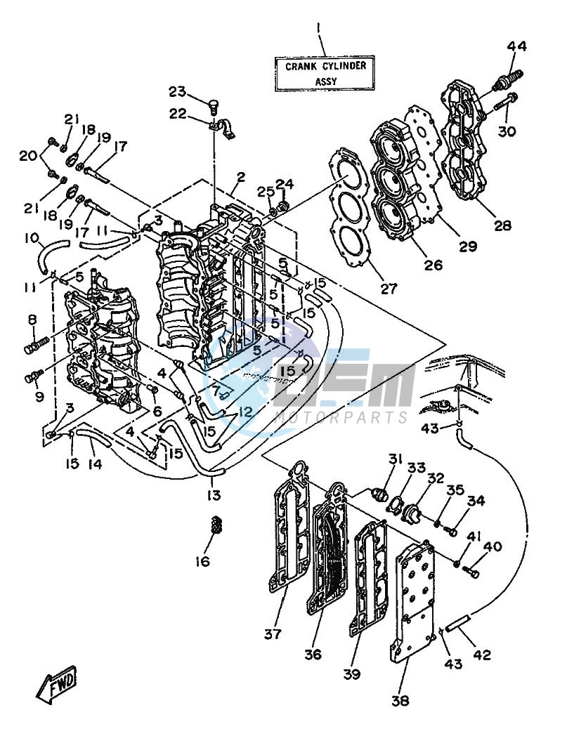 CYLINDER--CRANKCASE