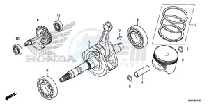 TRX500FA7G TRX500 Europe Direct - (ED) drawing CRANKSHAFT/ PI STON