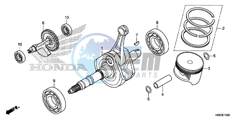 CRANKSHAFT/ PI STON