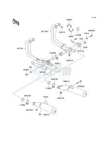 ZG 1000 A [CONCOURS] (A20) A20 drawing MUFFLER-- S- -