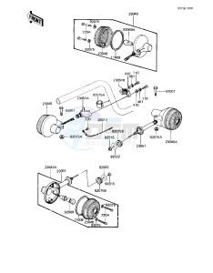 KZ 1100 D [SPECTRE] (D1-D2) [SPECTRE] drawing TURN SIGNALS