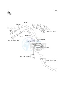 KVF 750 A [BRUTE FORCE 750 4X4] (A1) A1 drawing FUEL PUMP