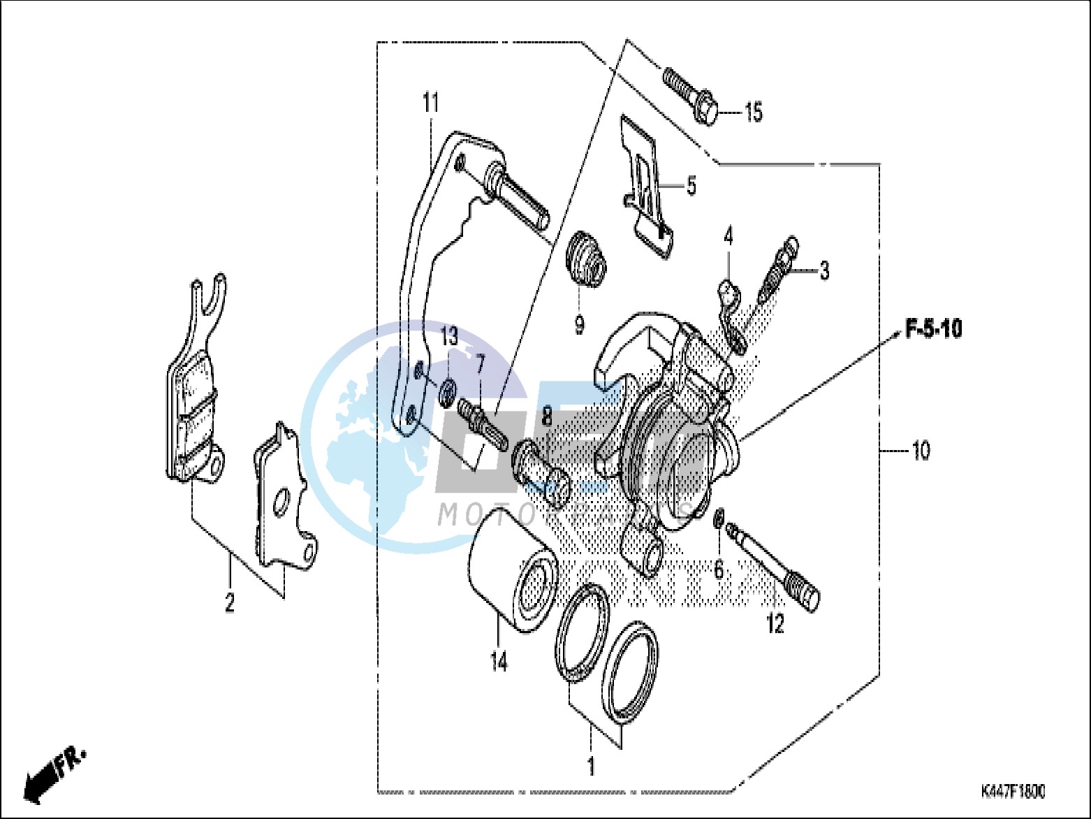 FRONT BRAKE CALIPER