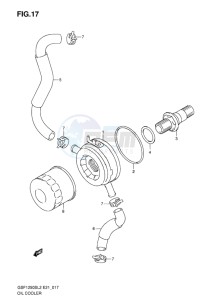 GSF-1250S ABS BANDIT EU drawing OIL COOLER