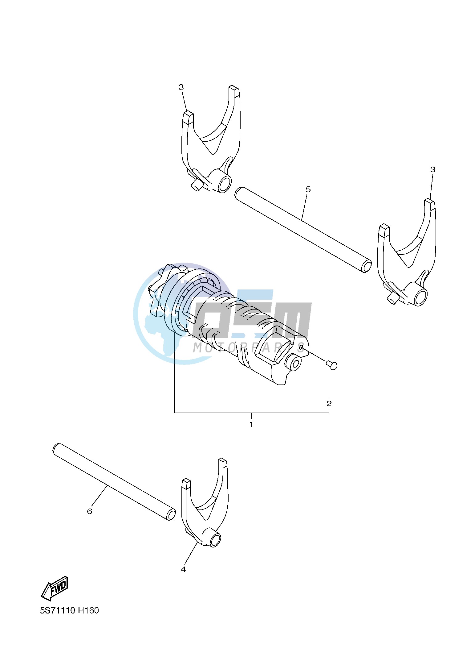 SHIFT CAM & FORK