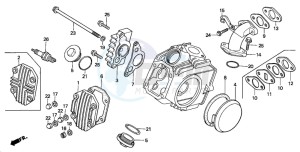 Z50J drawing CYLINDER HEAD COVER