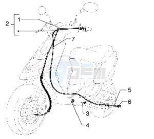 Stalker 50 drawing Transmissions rear brake-speedometr (kms)